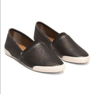 Frye Melanie Perforated Leather Slip-On Sneaker